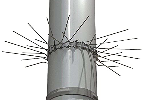 Easy Life Marder-Schutz für Fallrohre bis zu Ø 100mm (V2A) - individuell anpassbar durch Stecksystem der Gürtelglieder