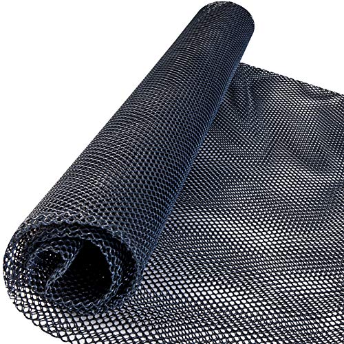 Windhager Marder-Abwehr Bodenmatte aus HDPE, Marderschreck, Mardergitter, Marderschutzgitter, Mardermatte für Auto, 1,5 x 1,9 m, 10 mm Maschenweite, 300g/m², Schwarz, 05373